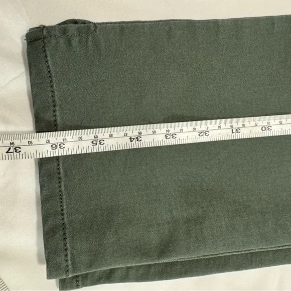 Bass Olive Green Skinny Stretch Jeans - Picture 8 of 9